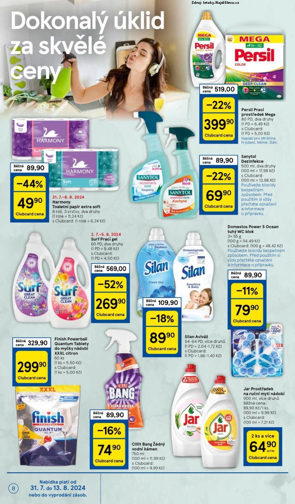 Strana 8 - leták Tesco (31. 7. - 6. 8. 2024)