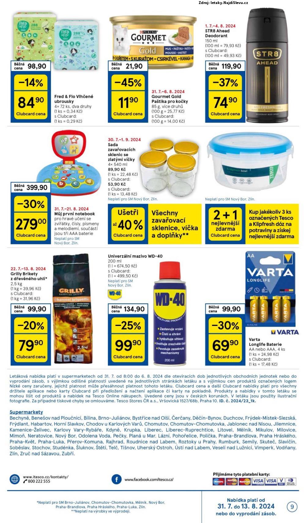 Strana 9 - leták Tesco (31. 7. - 6. 8. 2024)