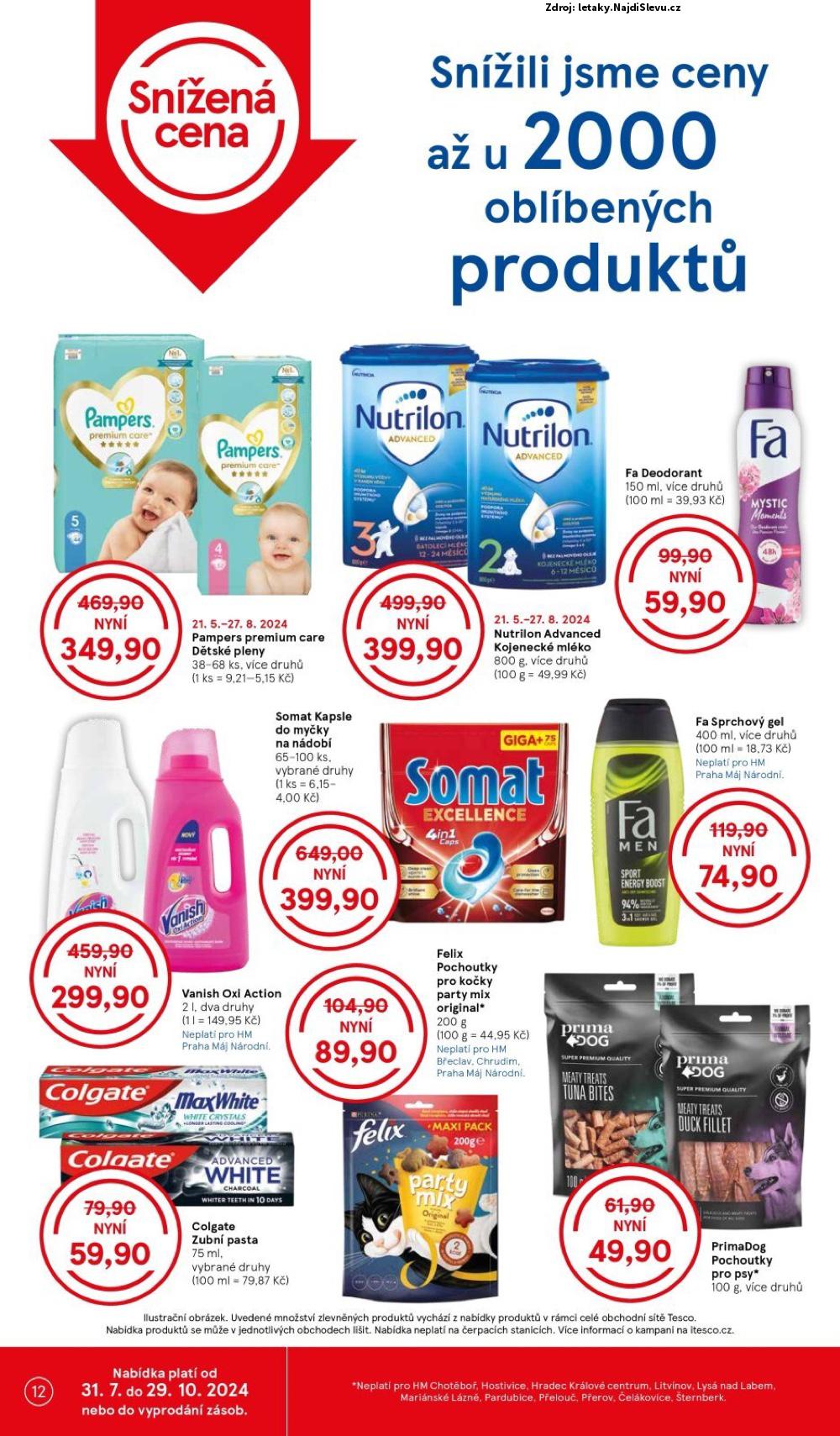 Strana 12 - leták Tesco (31. 7. - 6. 8. 2024)