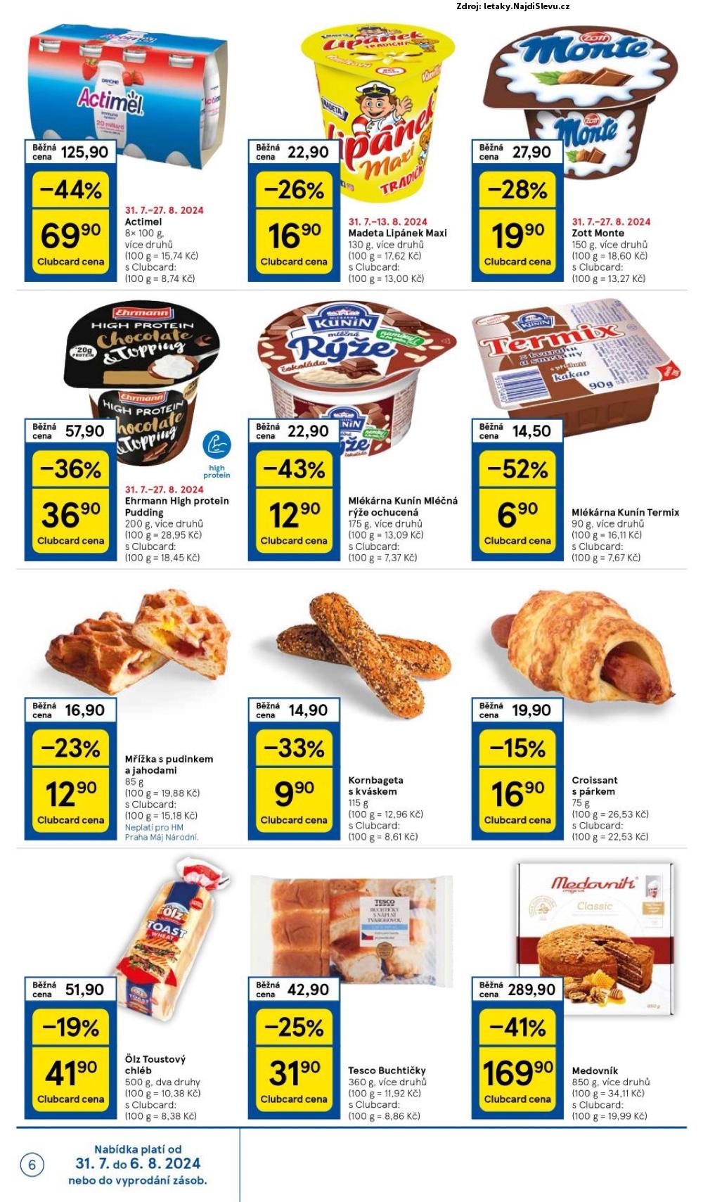 Strana 6 - leták Tesco (31. 7. - 6. 8. 2024)