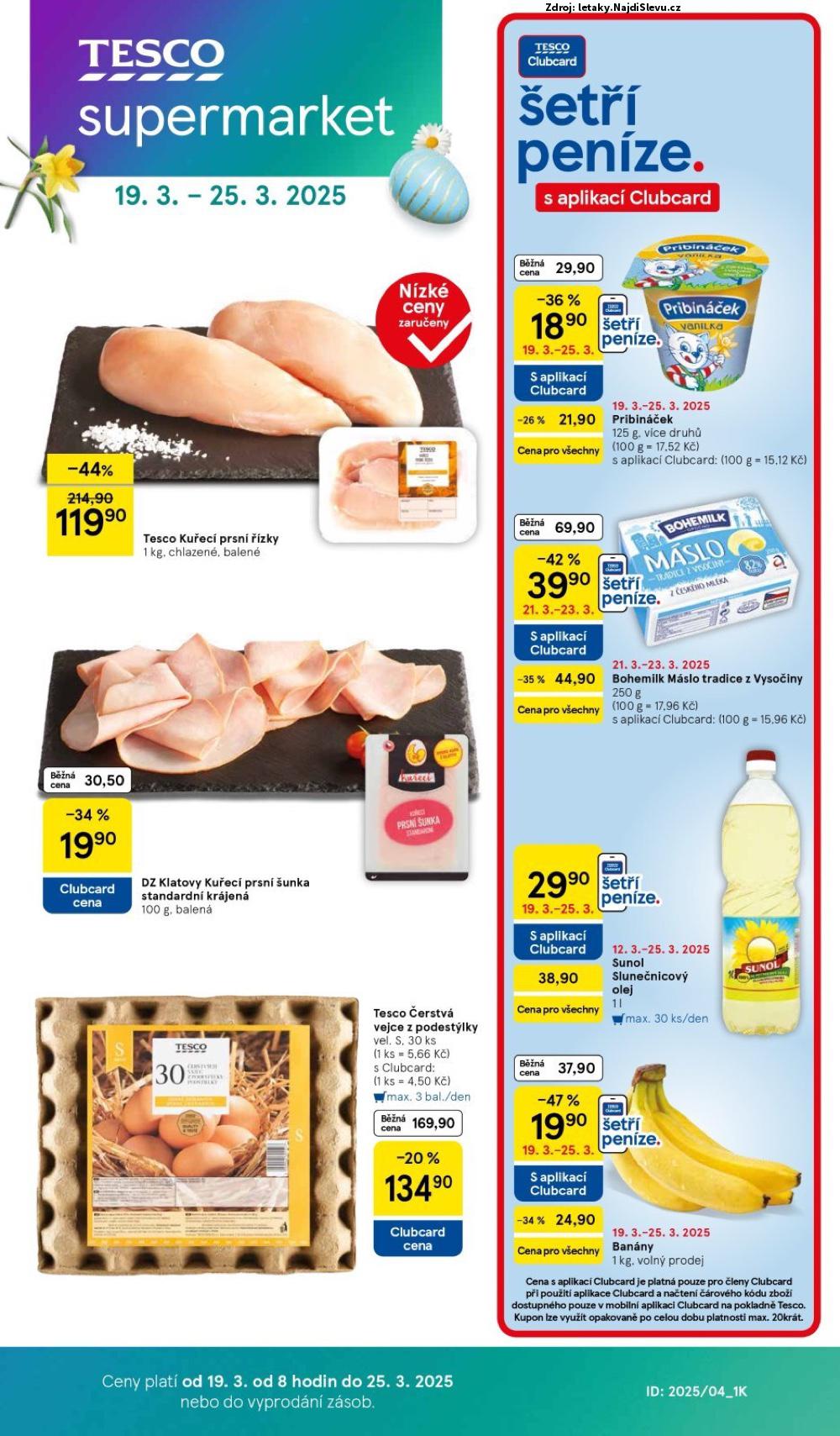 Strana 1 - leták Tesco (19. 3. - 25. 3. 2025)