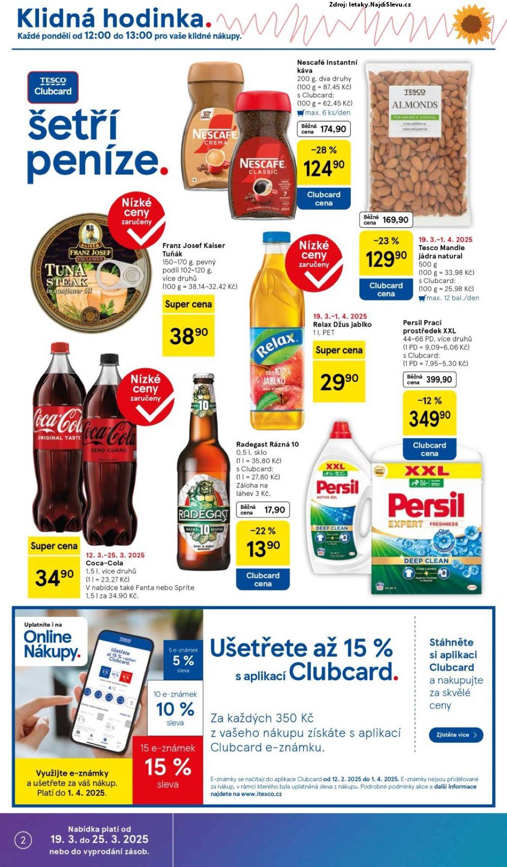 Strana 2 - leták Tesco (19. 3. - 25. 3. 2025)