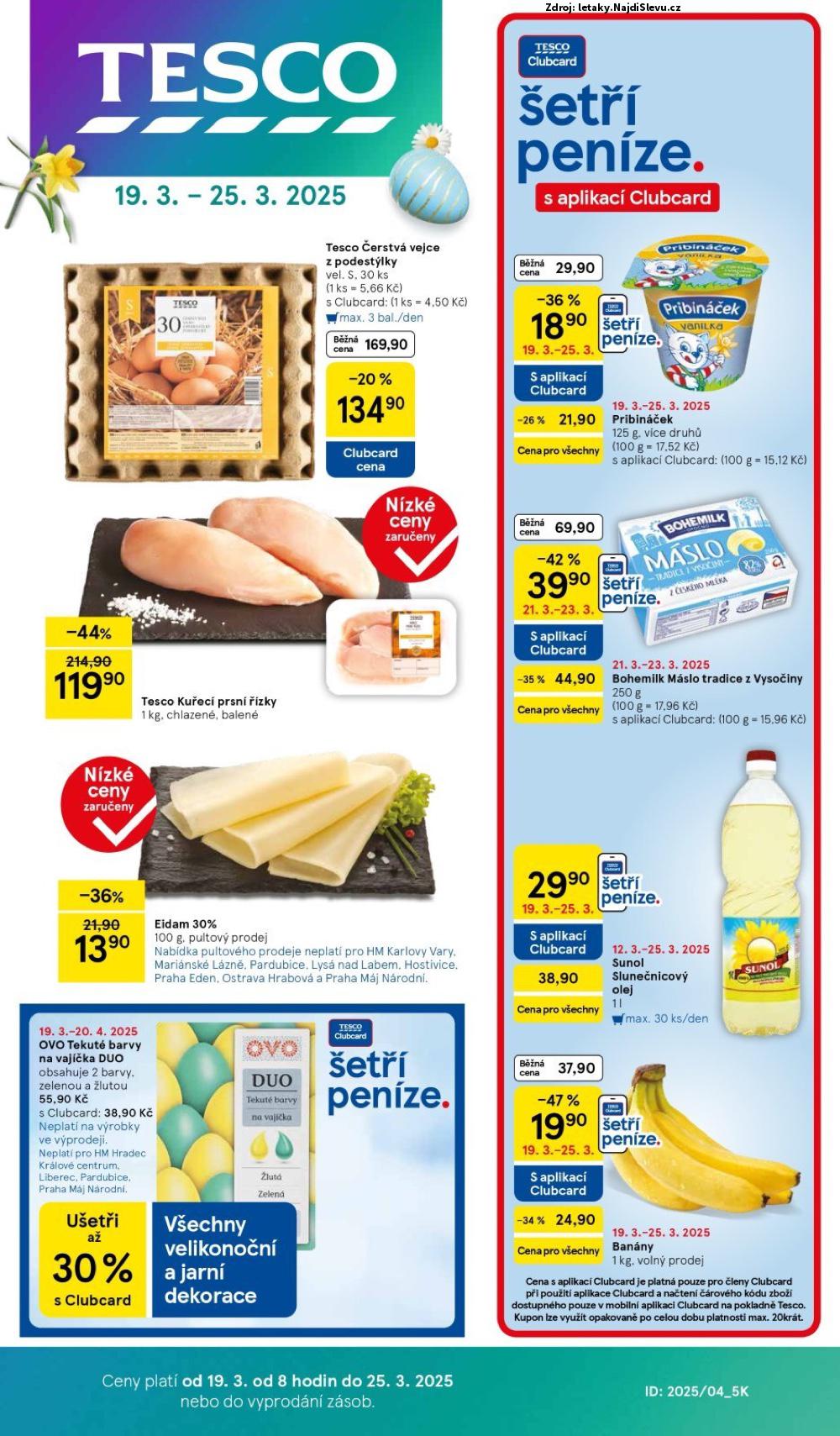 Strana 1 - letk Tesco (19. 3. - 25. 3. 2025)