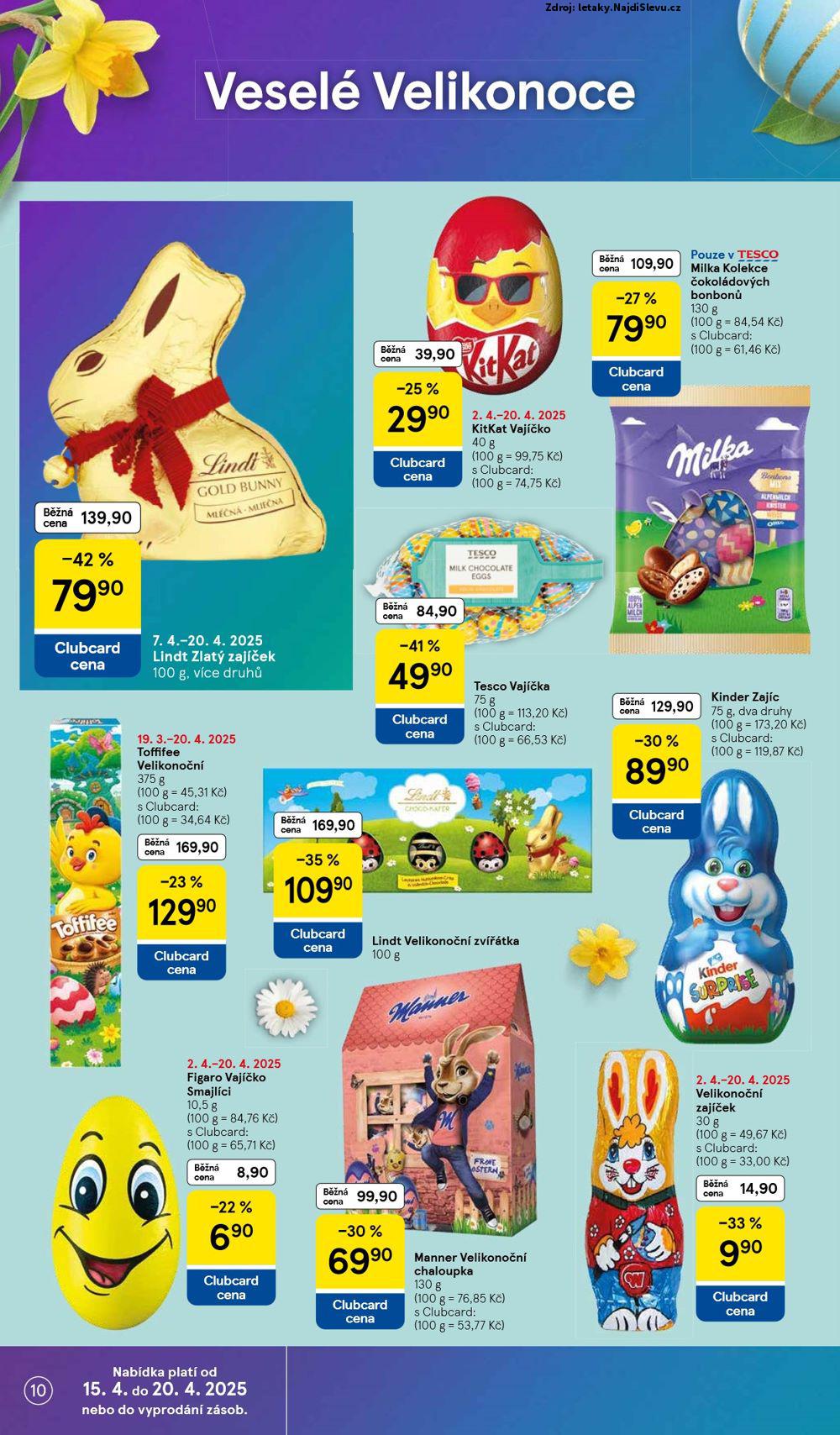 Strana 10 - leták Tesco (15. 4. - 21. 4. 2025)