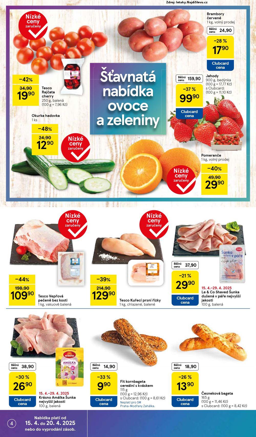 Strana 4 - leták Tesco (15. 4. - 21. 4. 2025)