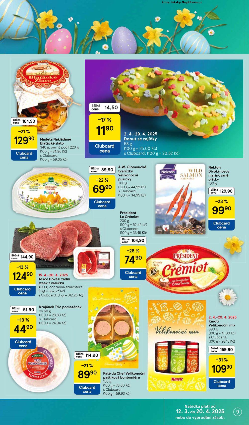 Strana 9 - leták Tesco (15. 4. - 21. 4. 2025)