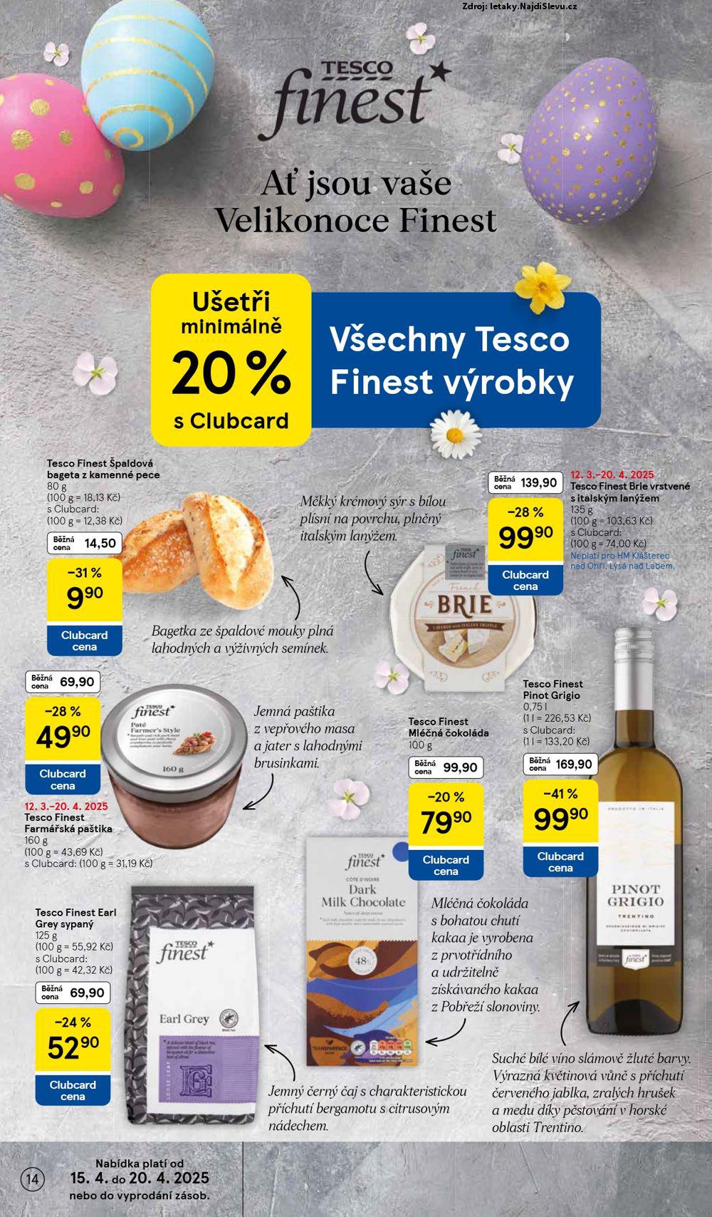 Strana 14 - leták Tesco (15. 4. - 21. 4. 2025)