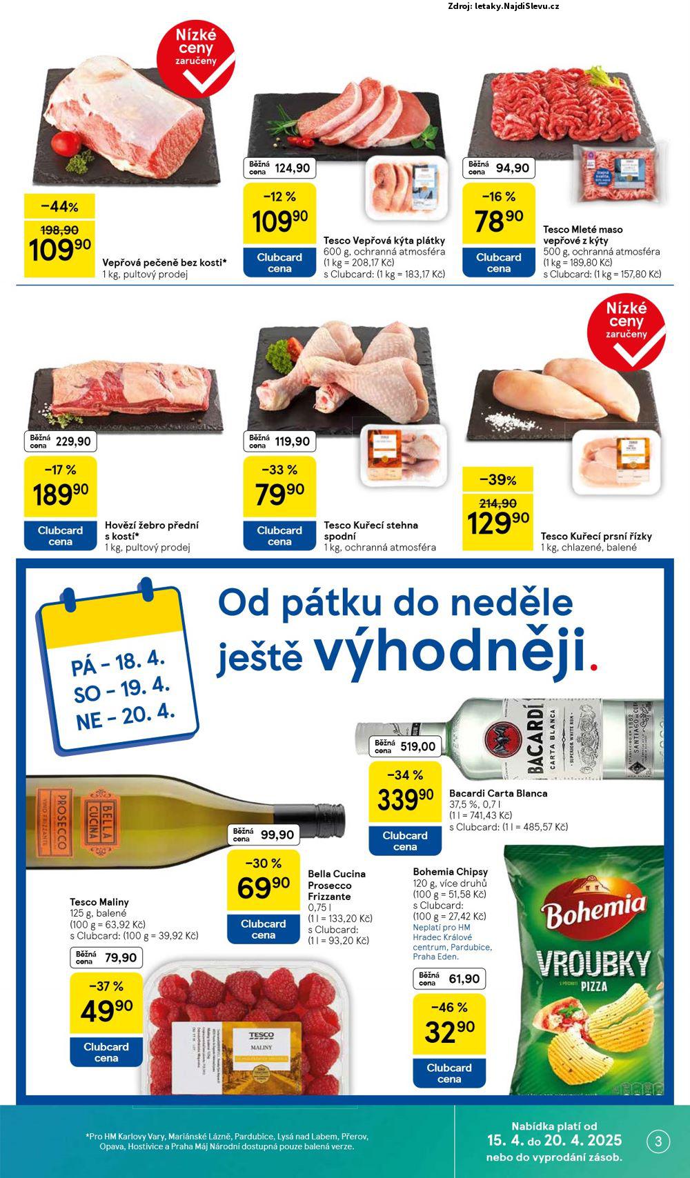 Strana 3 - leták Tesco (15. 4. - 21. 4. 2025)