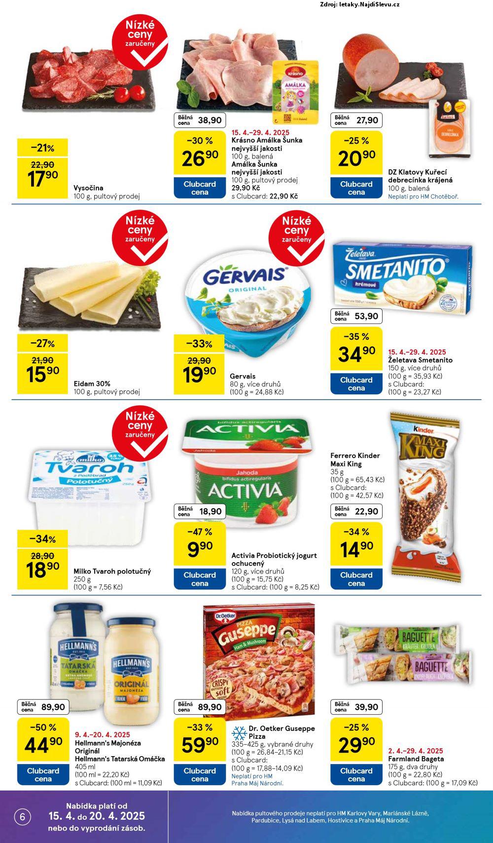 Strana 6 - leták Tesco (15. 4. - 21. 4. 2025)