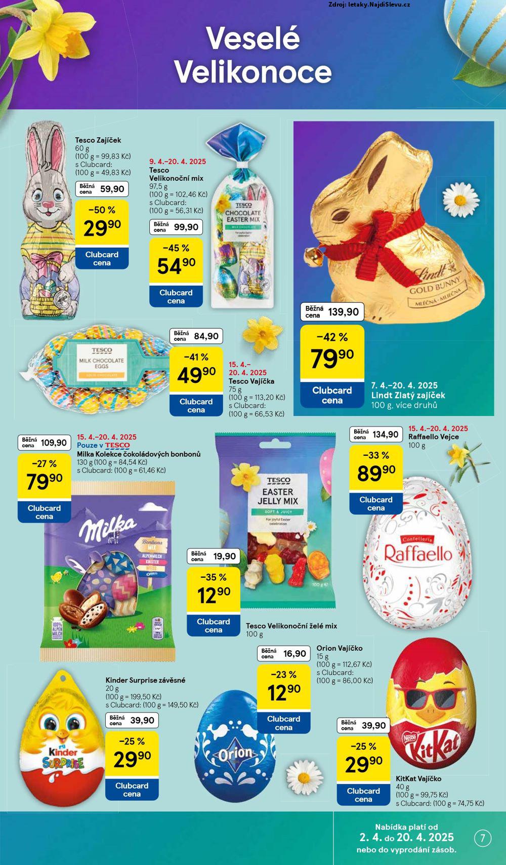 Strana 7 - leták Tesco (15. 4. - 21. 4. 2025)