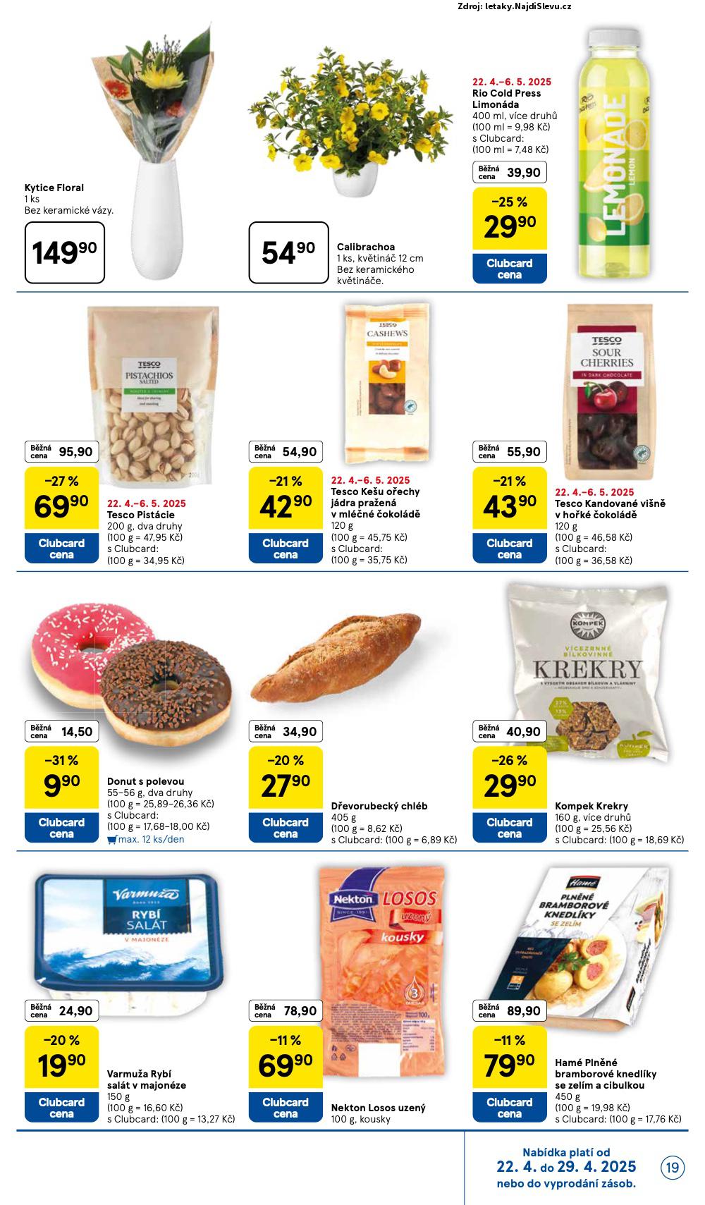Strana 19 - letk Tesco (22. 4. - 29. 4. 2025)