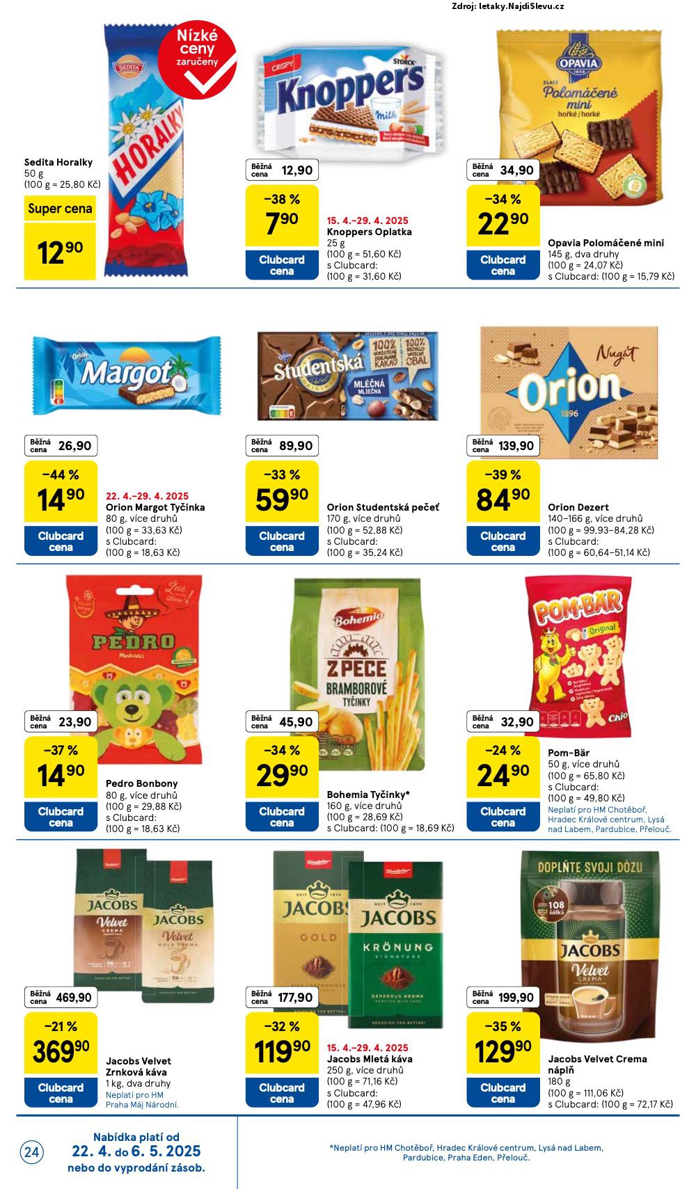 Strana 24 - letk Tesco (22. 4. - 29. 4. 2025)