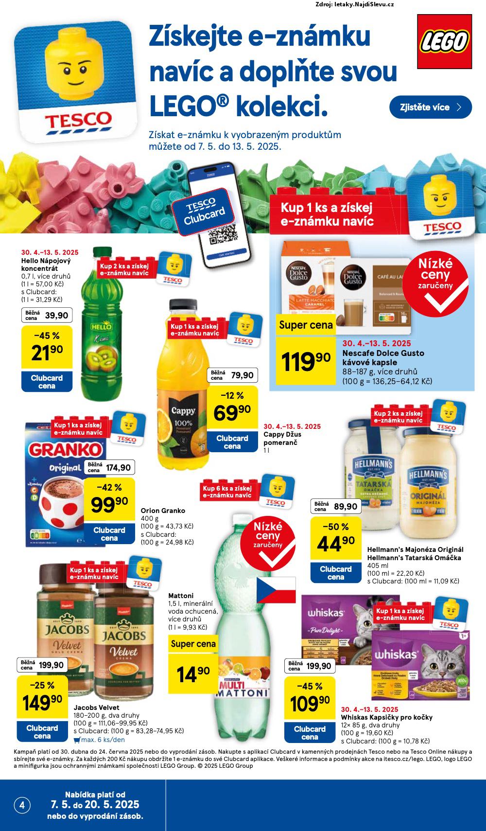 Strana 4 - leták Tesco (7. 5. - 13. 5. 2025)
