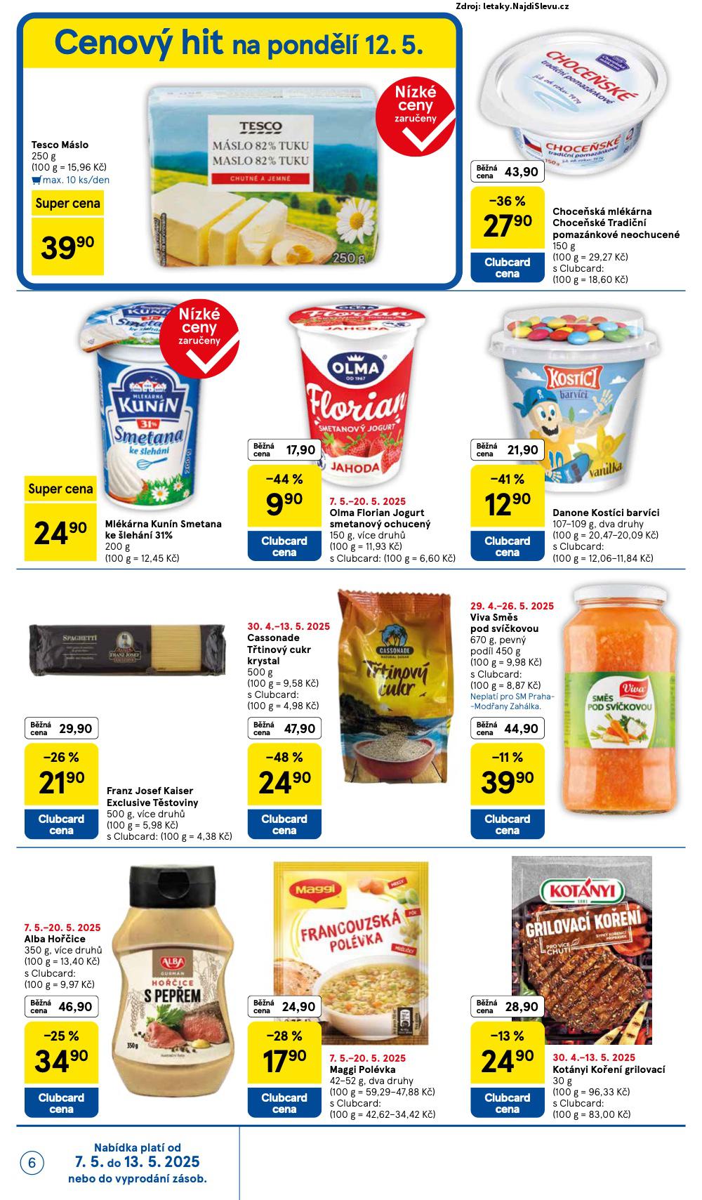 Strana 6 - leták Tesco (7. 5. - 13. 5. 2025)