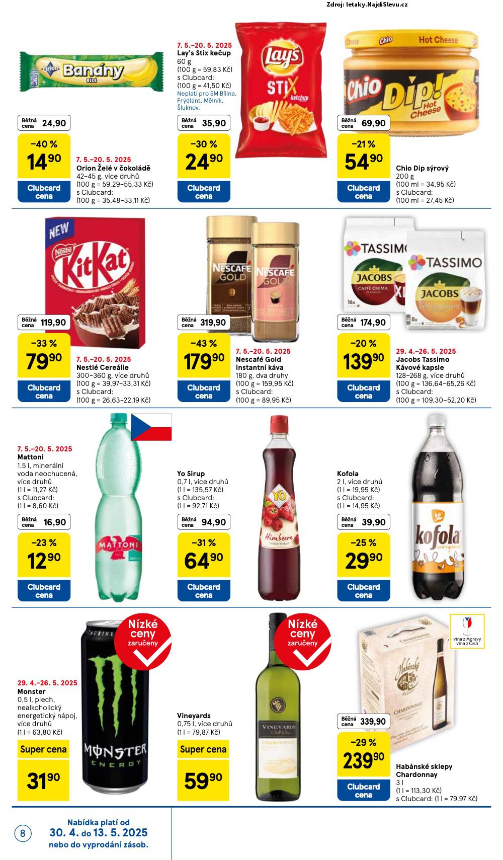 Strana 8 - leták Tesco (7. 5. - 13. 5. 2025)