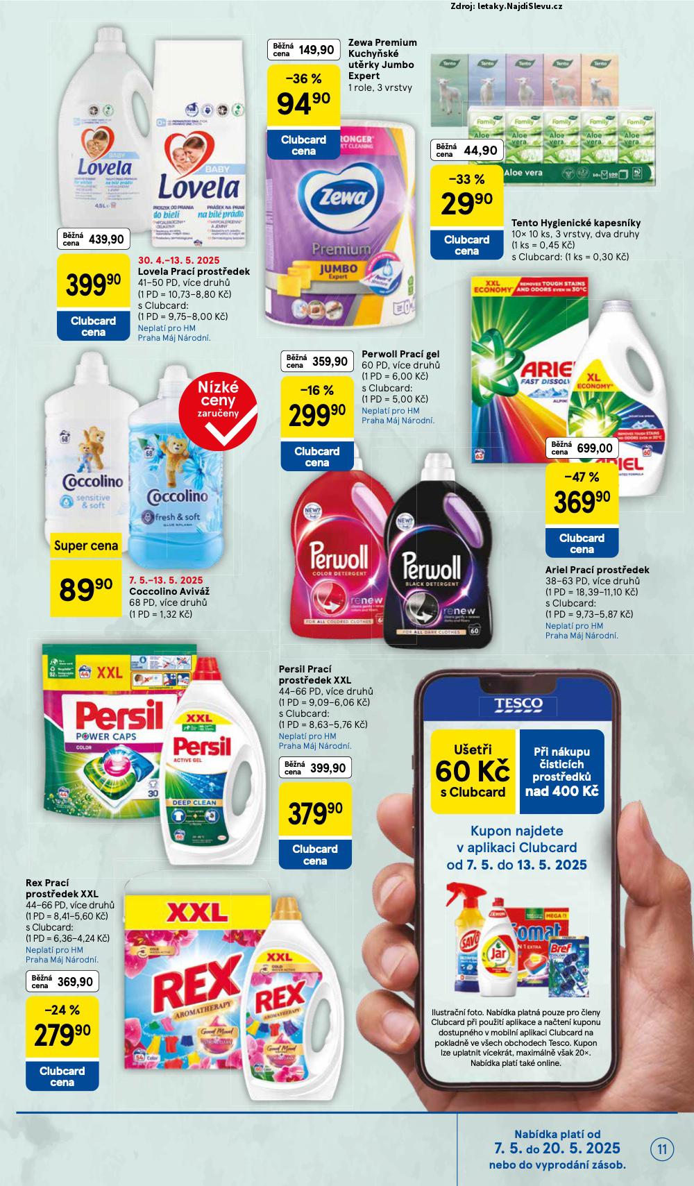 Strana 11 - leták Tesco (7. 5. - 13. 5. 2025)