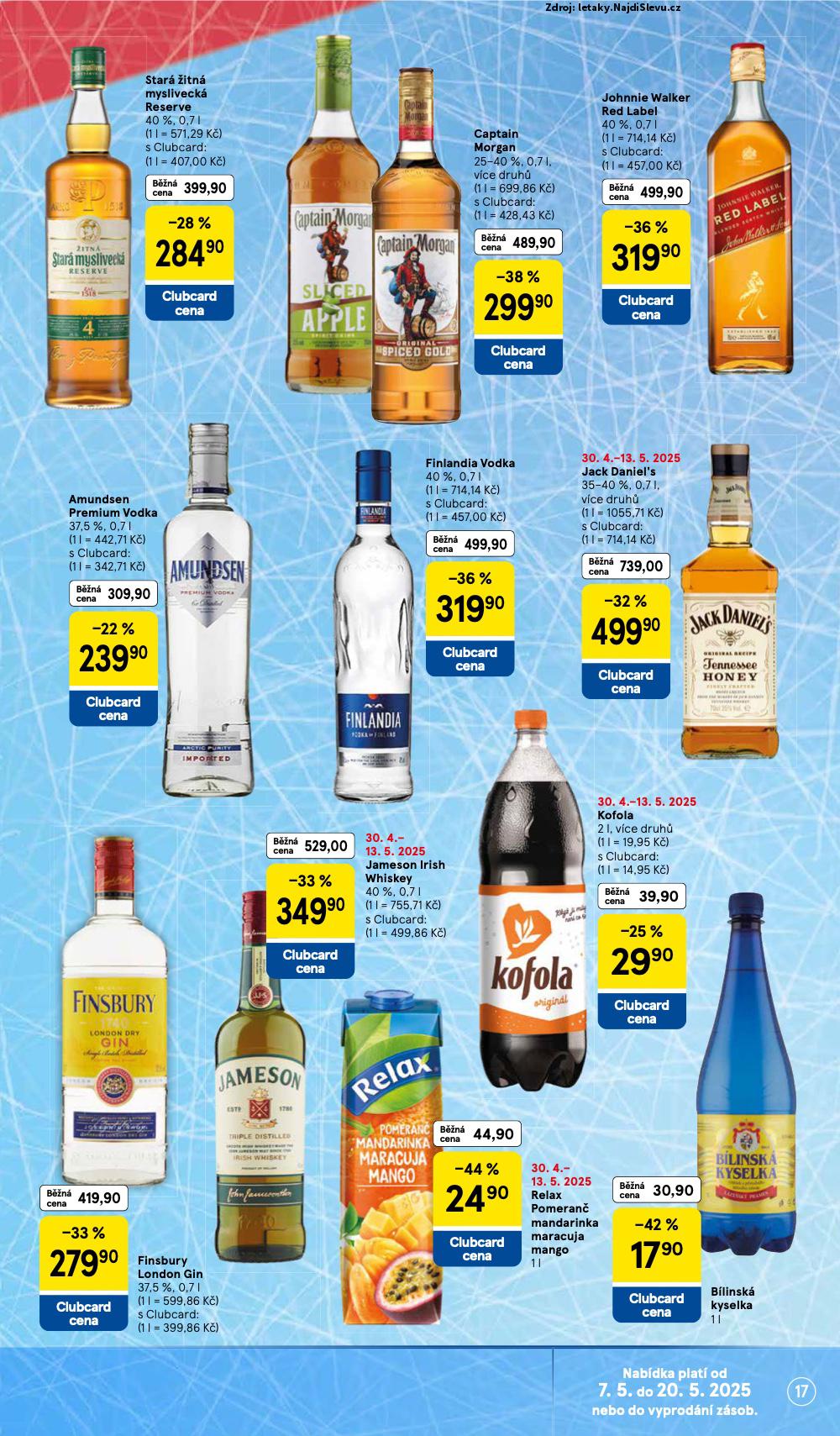 Strana 17 - leták Tesco (7. 5. - 13. 5. 2025)