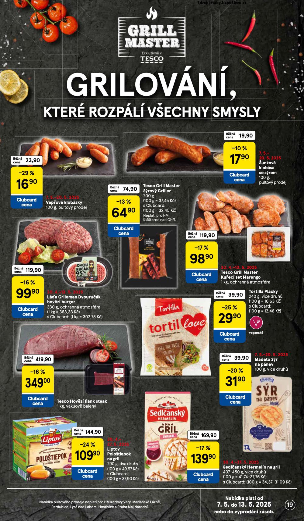 Strana 19 - leták Tesco (7. 5. - 13. 5. 2025)