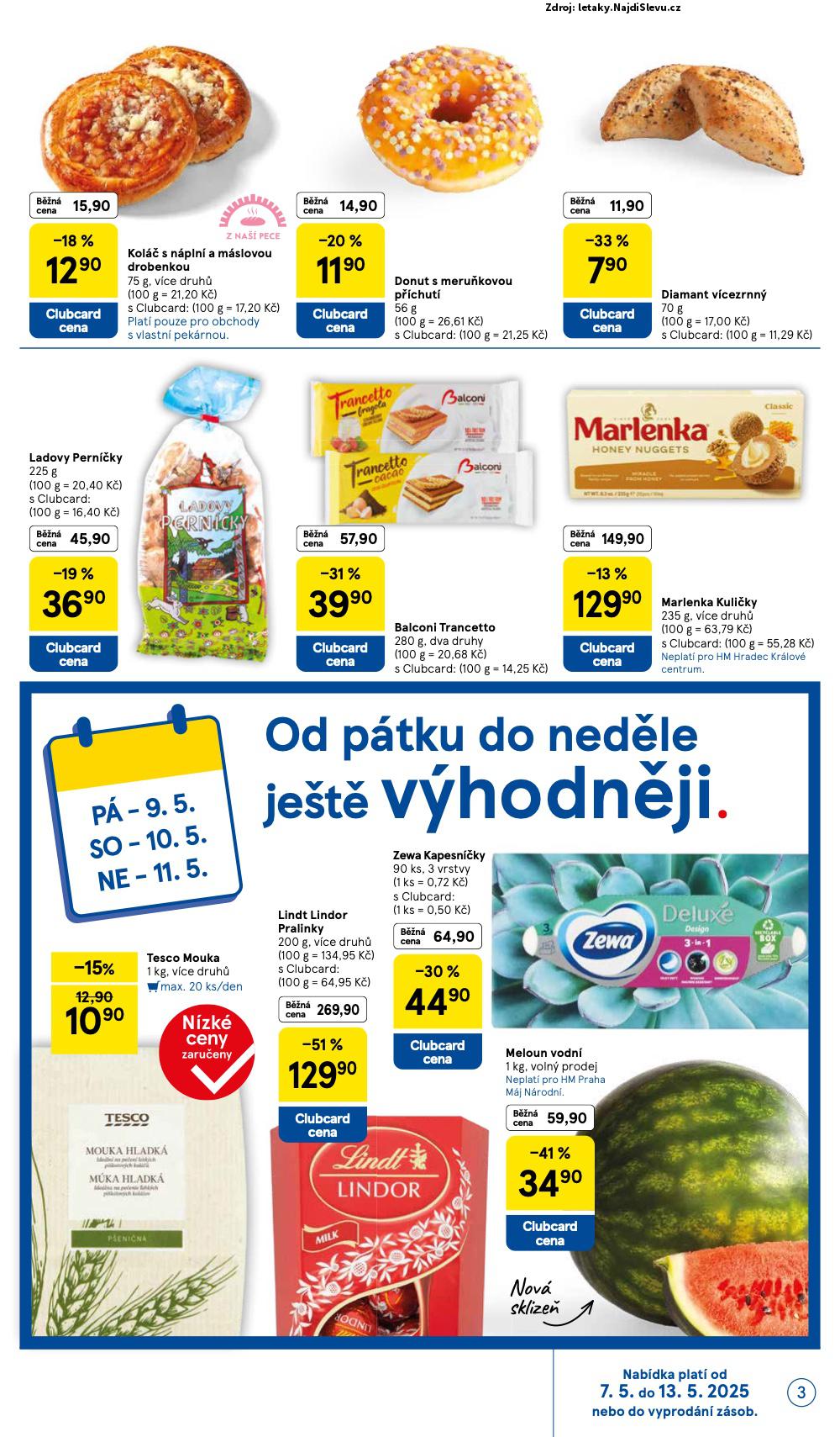 Strana 3 - leták Tesco (7. 5. - 13. 5. 2025)