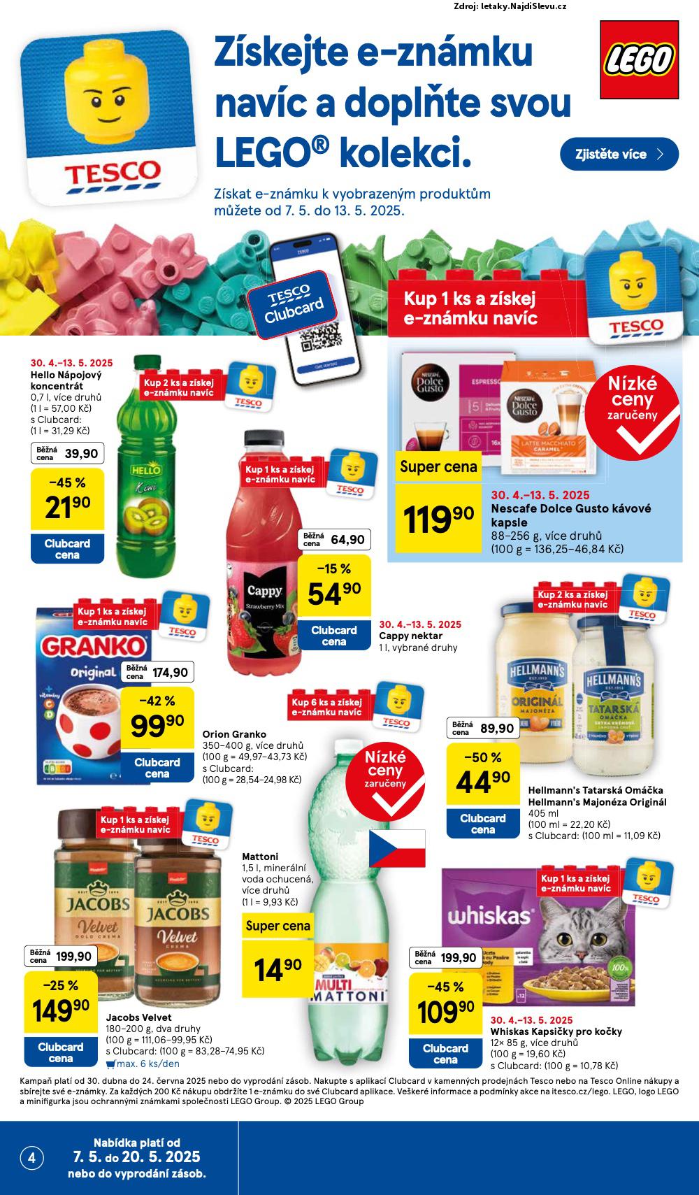 Strana 4 - leták Tesco (7. 5. - 13. 5. 2025)