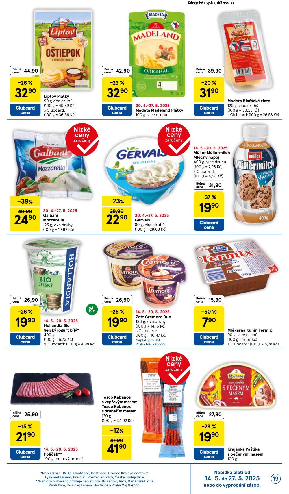 Strana 19 - letk Tesco (14. 5. - 20. 5. 2025)