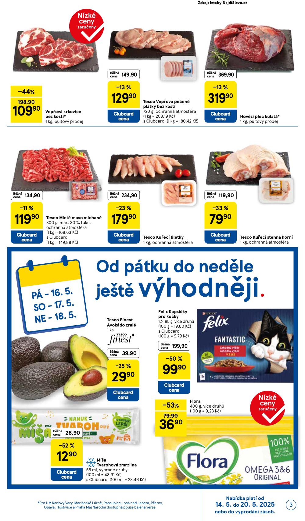 Strana 3 - letk Tesco (14. 5. - 20. 5. 2025)