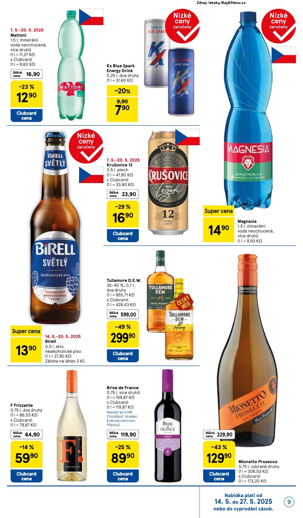 Strana 9 - letk Tesco (14. 5. - 20. 5. 2025)