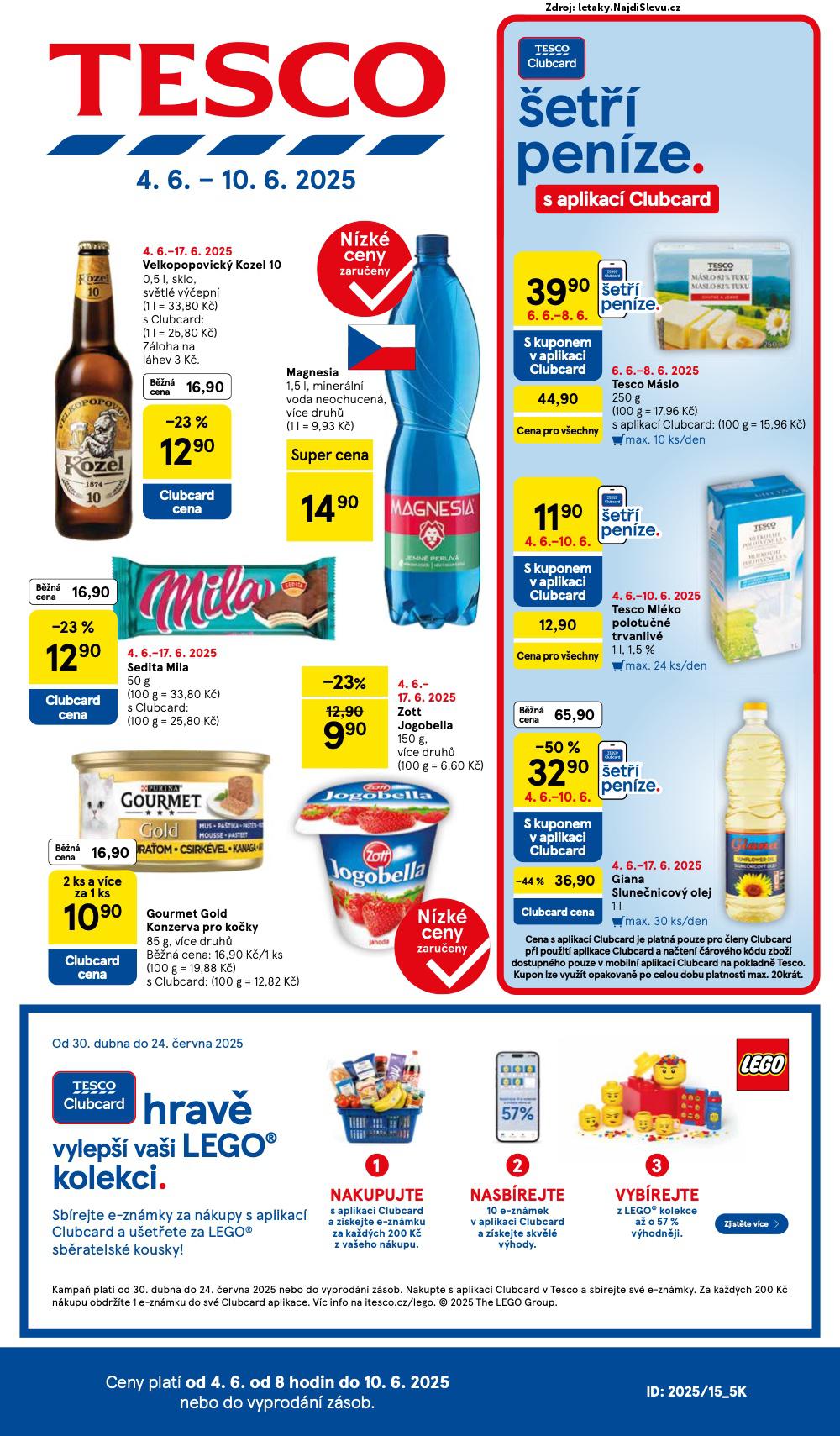 Strana 1 - leták Tesco (4. 6. - 10. 6. 2025)