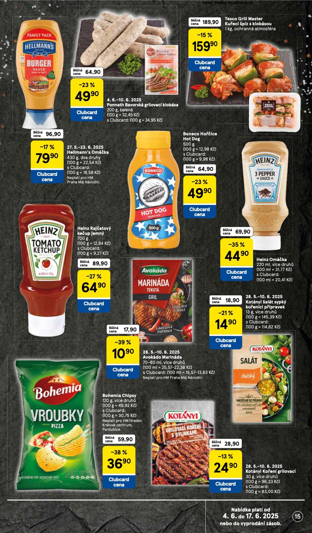 Strana 15 - leták Tesco (4. 6. - 10. 6. 2025)