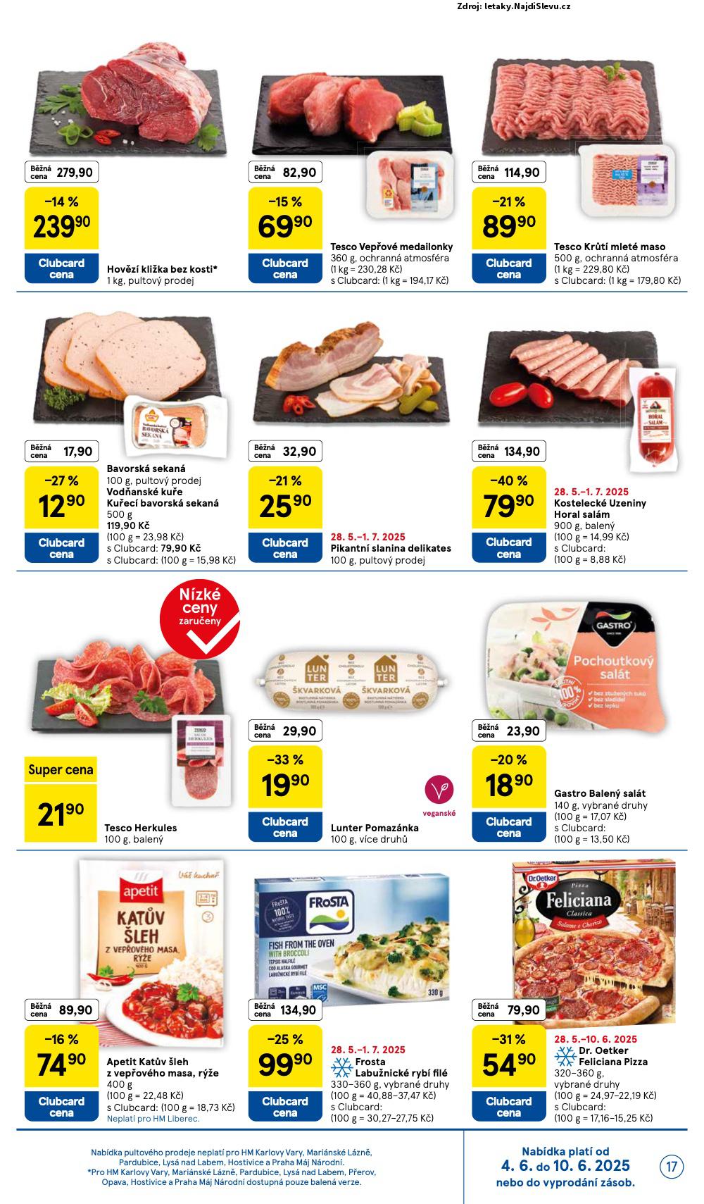 Strana 17 - leták Tesco (4. 6. - 10. 6. 2025)