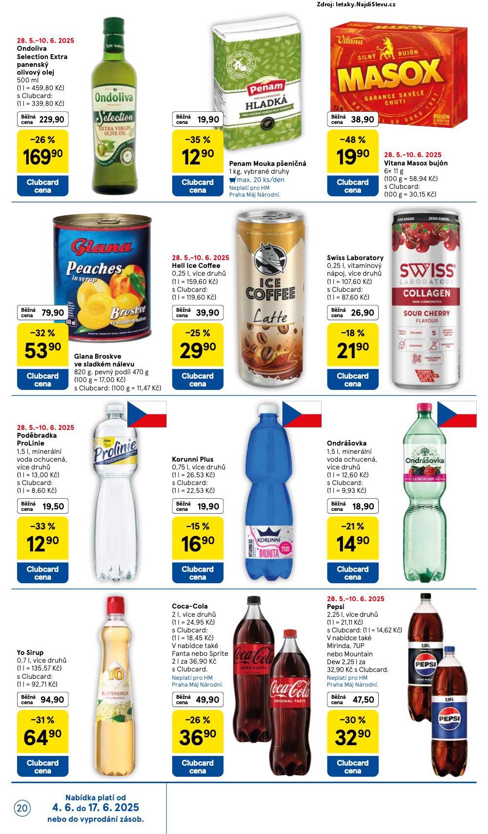 Strana 20 - leták Tesco (4. 6. - 10. 6. 2025)