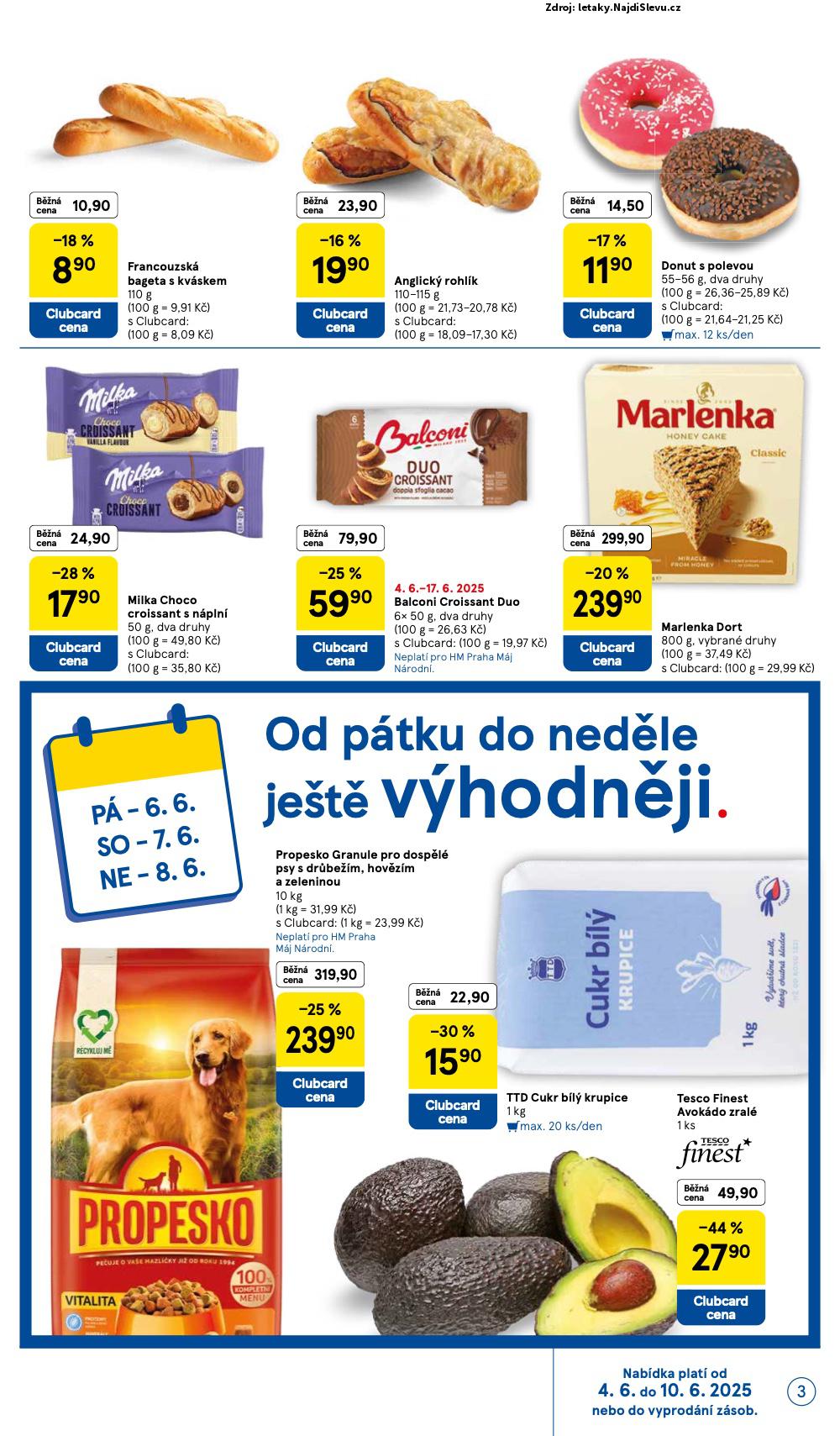 Strana 3 - leták Tesco (4. 6. - 10. 6. 2025)