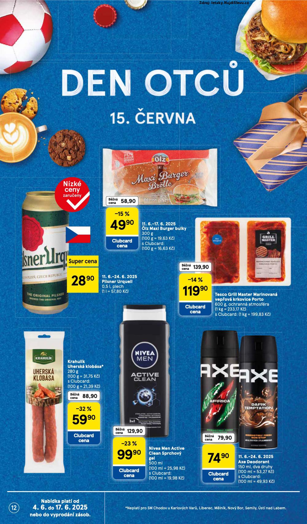 Strana 12 - leták Tesco (11. 6. - 17. 6. 2025)