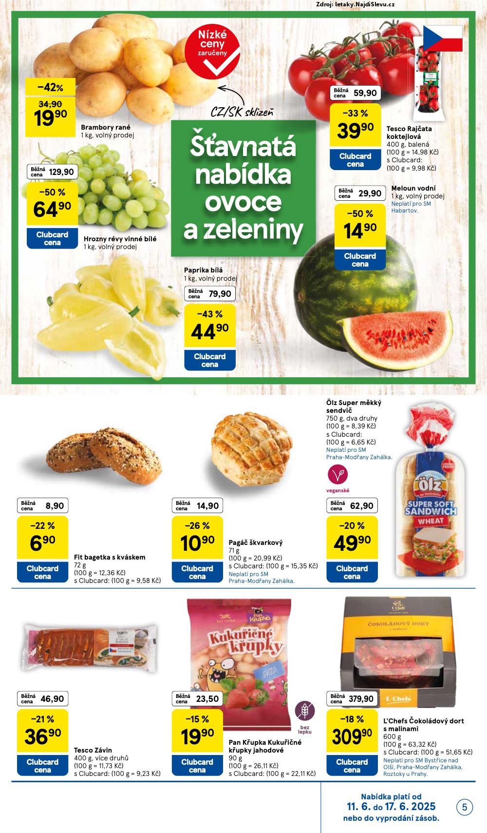 Strana 5 - leták Tesco (11. 6. - 17. 6. 2025)