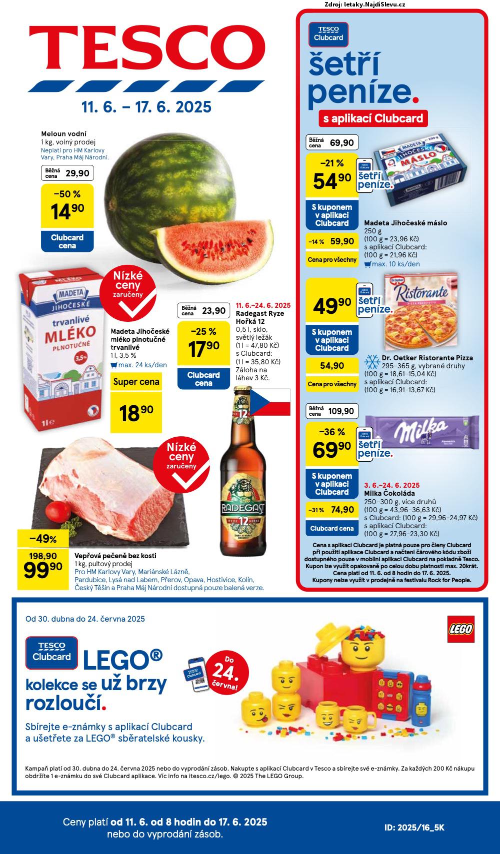 Strana 1 - leták Tesco (11. 6. - 17. 6. 2025)