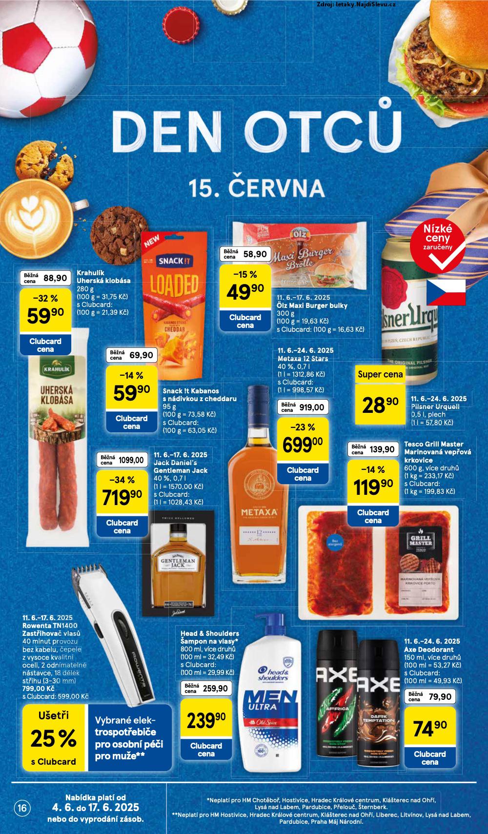Strana 16 - leták Tesco (11. 6. - 17. 6. 2025)