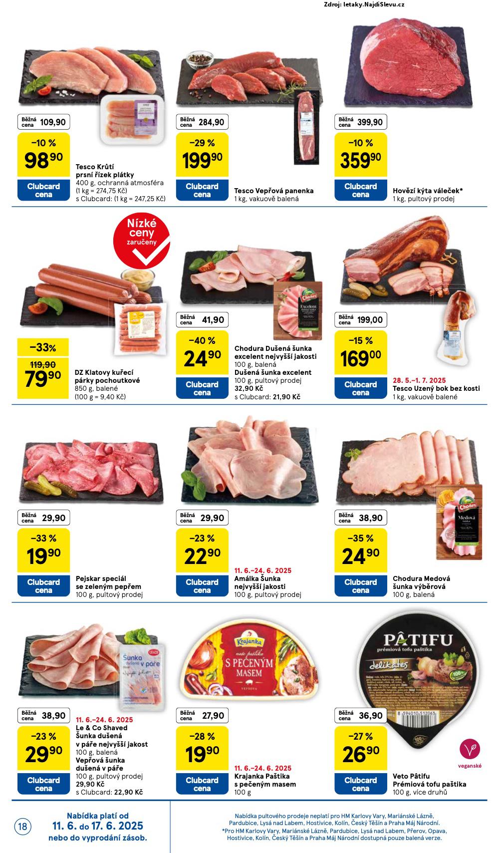 Strana 18 - leták Tesco (11. 6. - 17. 6. 2025)