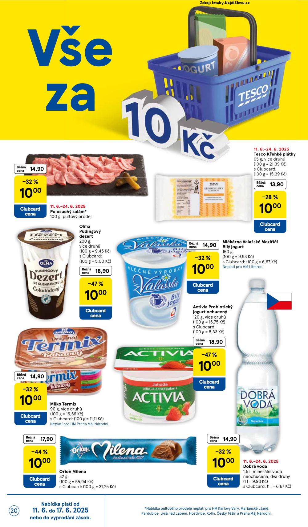 Strana 20 - leták Tesco (11. 6. - 17. 6. 2025)