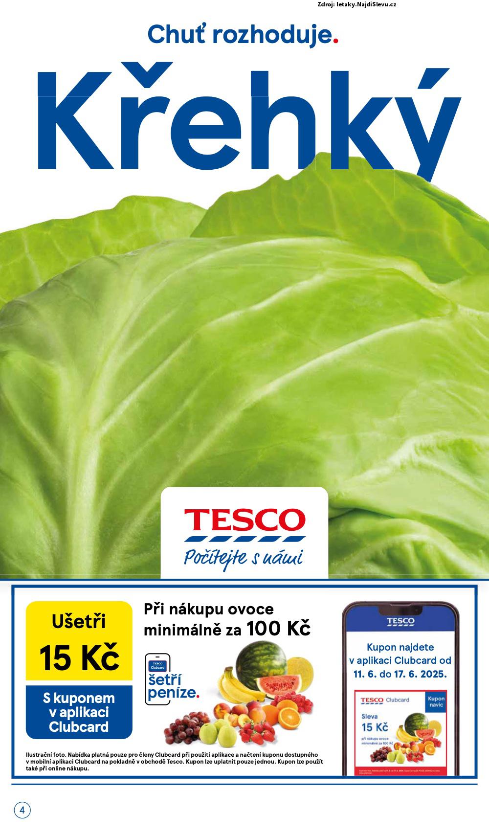Strana 4 - leták Tesco (11. 6. - 17. 6. 2025)