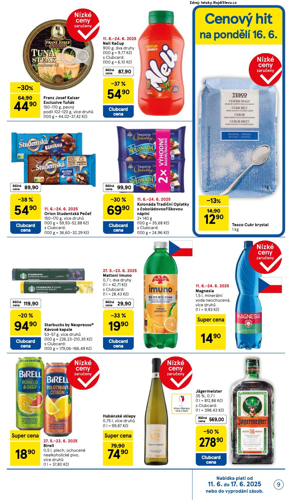 Strana 9 - leták Tesco (11. 6. - 17. 6. 2025)