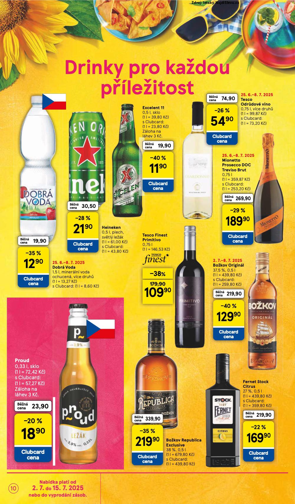 Strana 10 - leták Tesco (2. 7. - 8. 7. 2025)