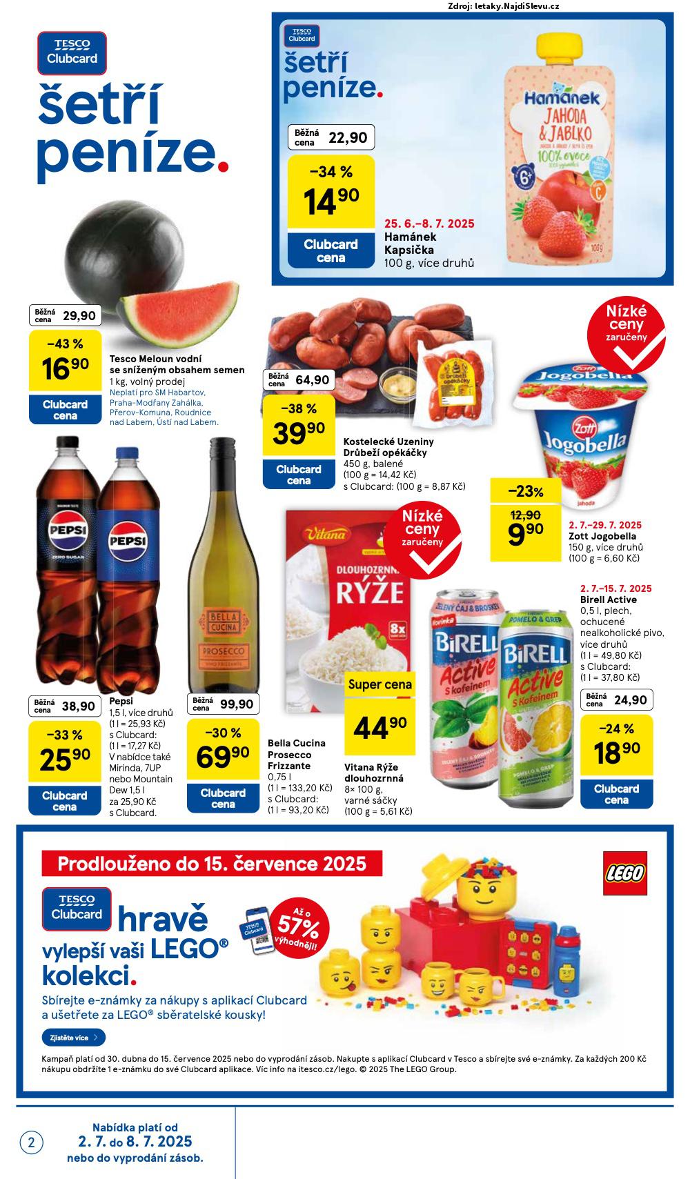 Strana 2 - leták Tesco (2. 7. - 8. 7. 2025)