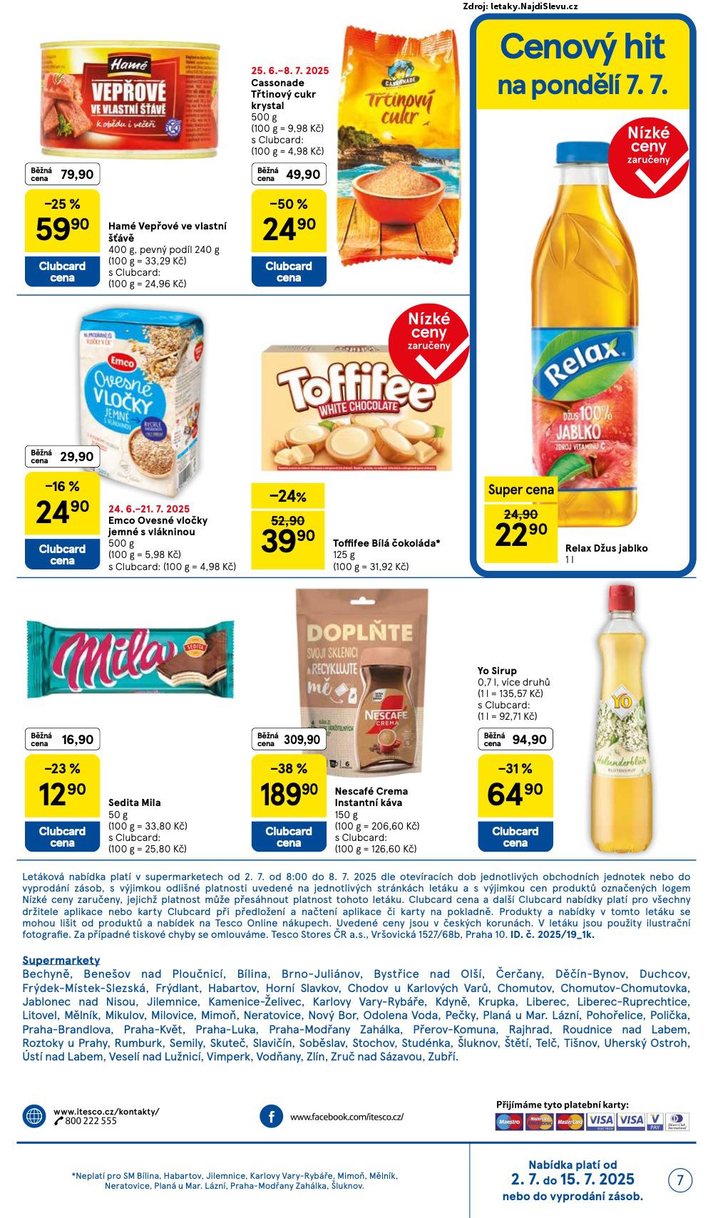 Strana 7 - leták Tesco (2. 7. - 8. 7. 2025)