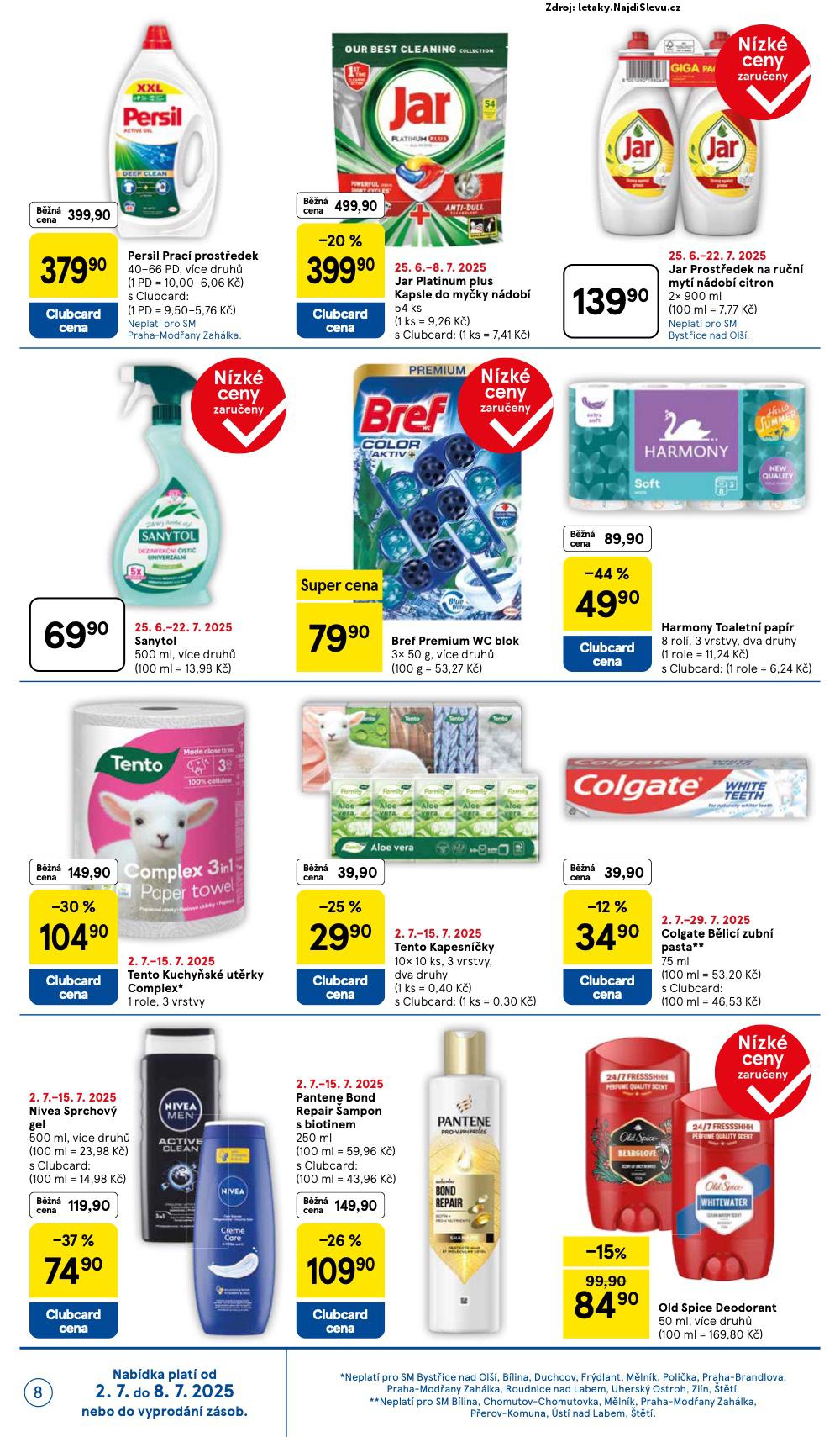 Strana 8 - leták Tesco (2. 7. - 8. 7. 2025)