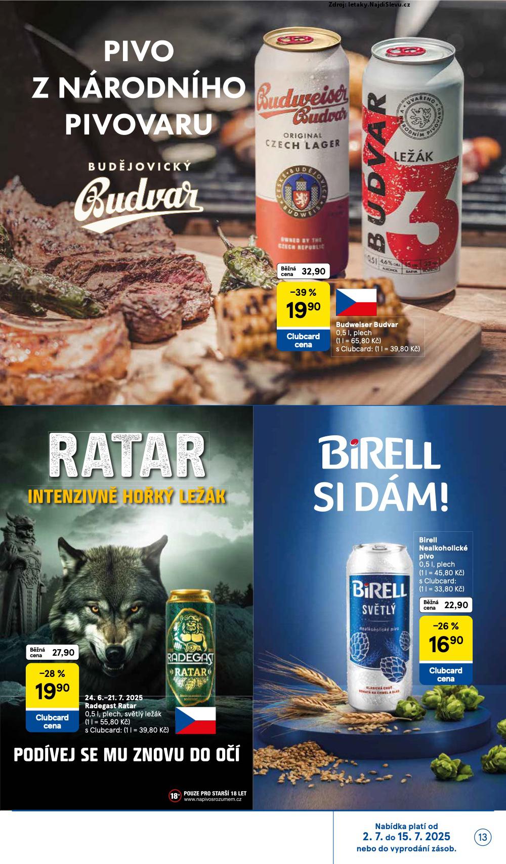 Strana 13 - letk Tesco (2. 7. - 8. 7. 2025)