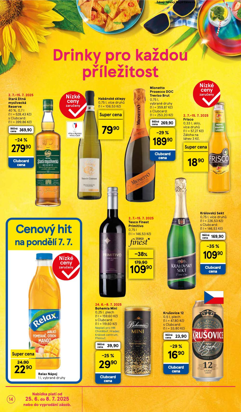 Strana 14 - leták Tesco (2. 7. - 8. 7. 2025)