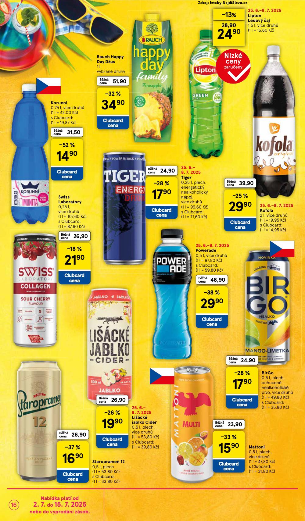 Strana 16 - leták Tesco (2. 7. - 8. 7. 2025)