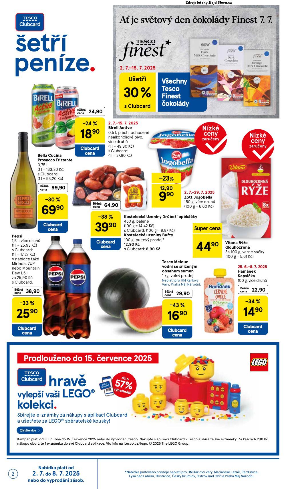 Strana 2 - leták Tesco (2. 7. - 8. 7. 2025)