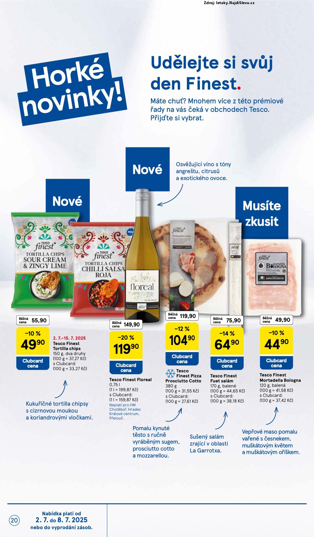 Strana 20 - leták Tesco (2. 7. - 8. 7. 2025)