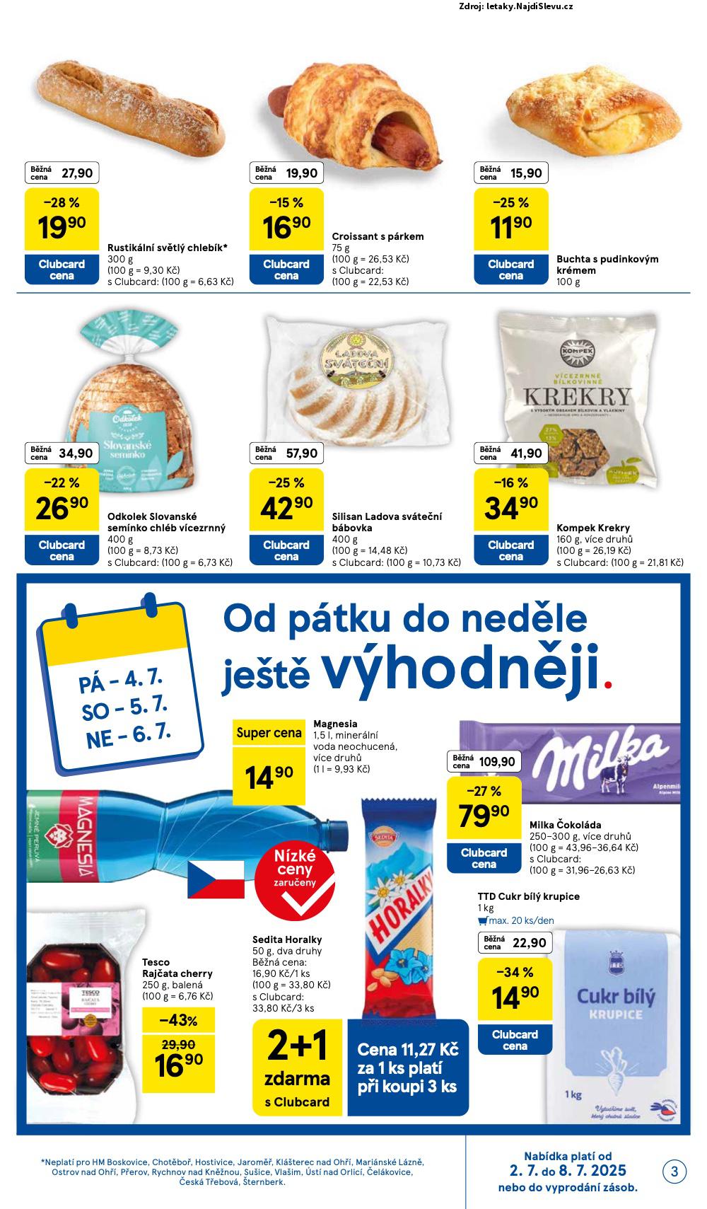 Strana 3 - leták Tesco (2. 7. - 8. 7. 2025)